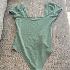 American Eagle Outfitters Olive Bodysuit